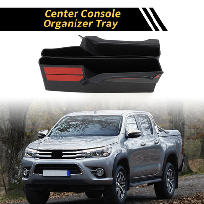 2X Center Console Side Organizer Insert Tray for Toyota Tacoma (2016–2023) Black
