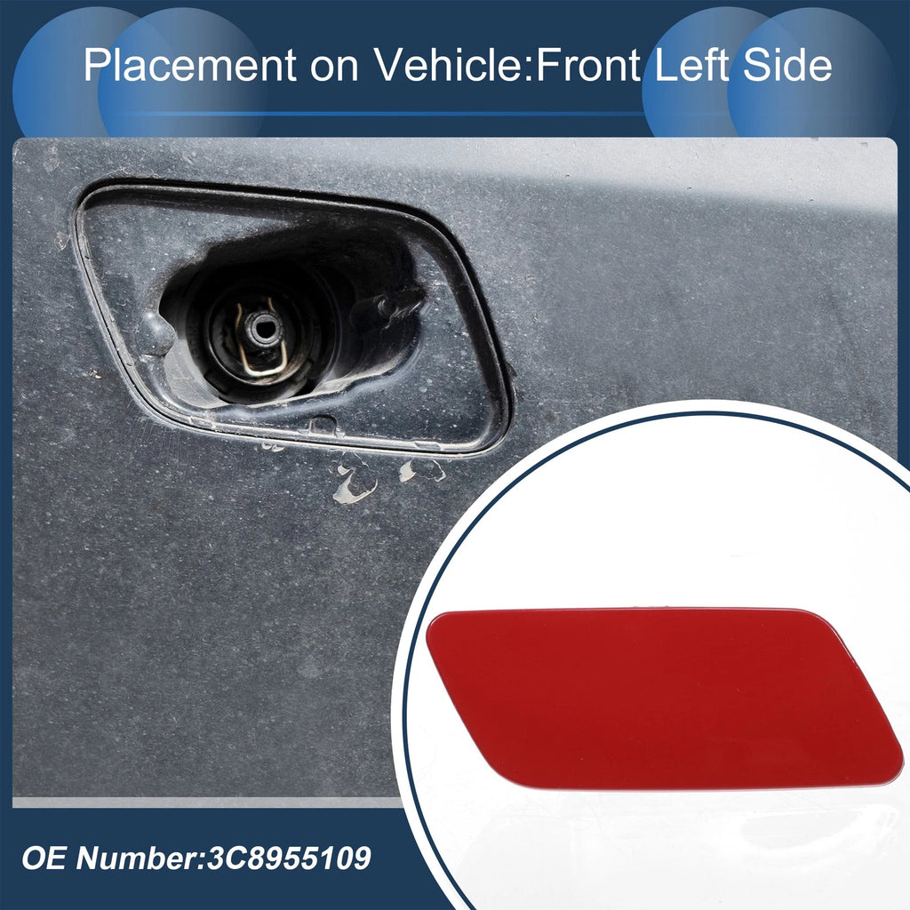 Front Left Washer Nozzle Cover Cap for Volkswagen Passat CC (2008–2012)