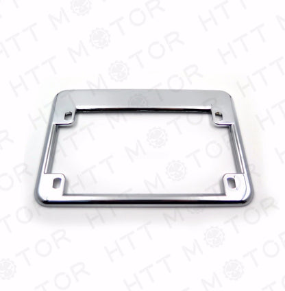 Chrome Motorcycle License Plate Frame for HTTMT