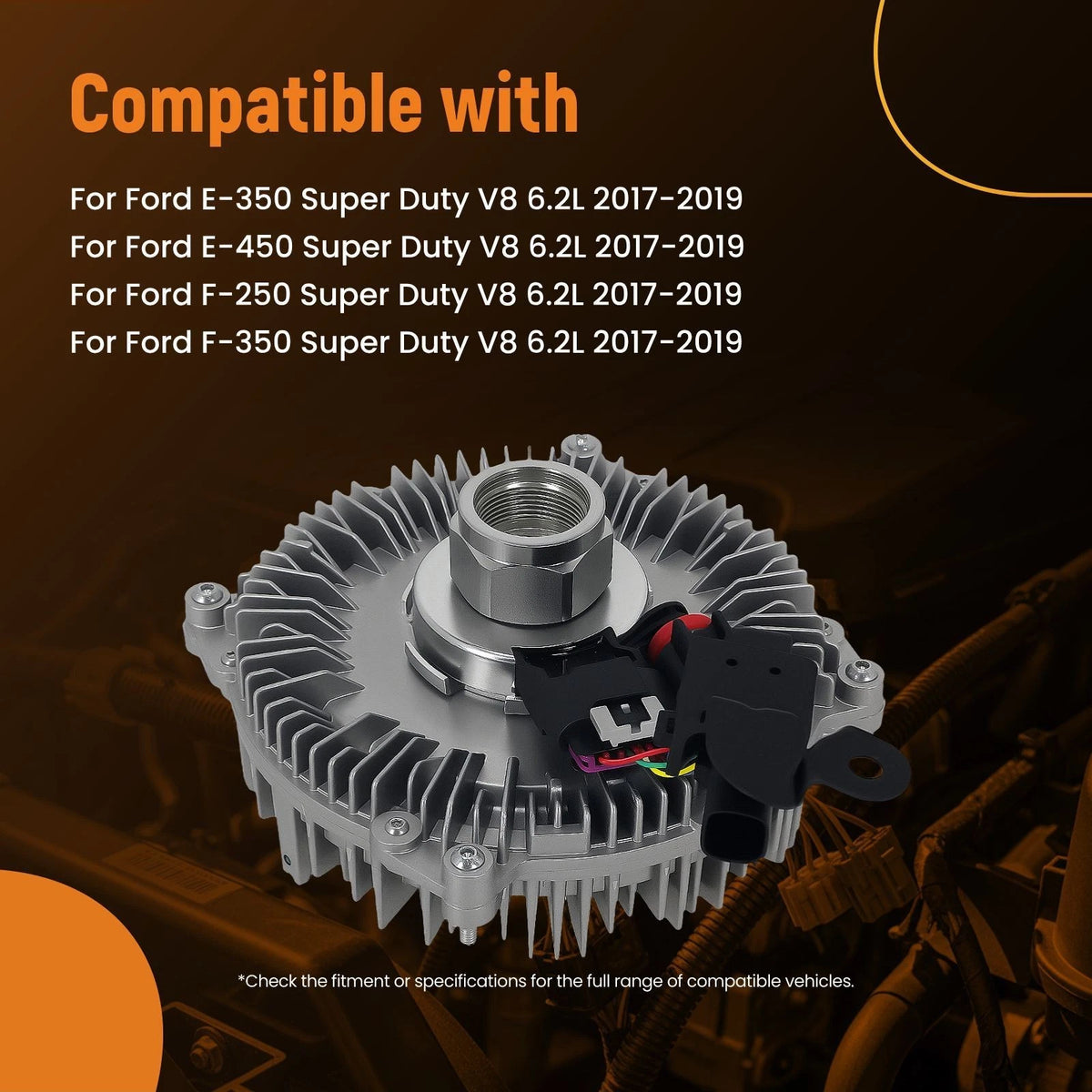 Cooling System Fan Clutch for Ford Super Duty E-Series 2017–2019 3240