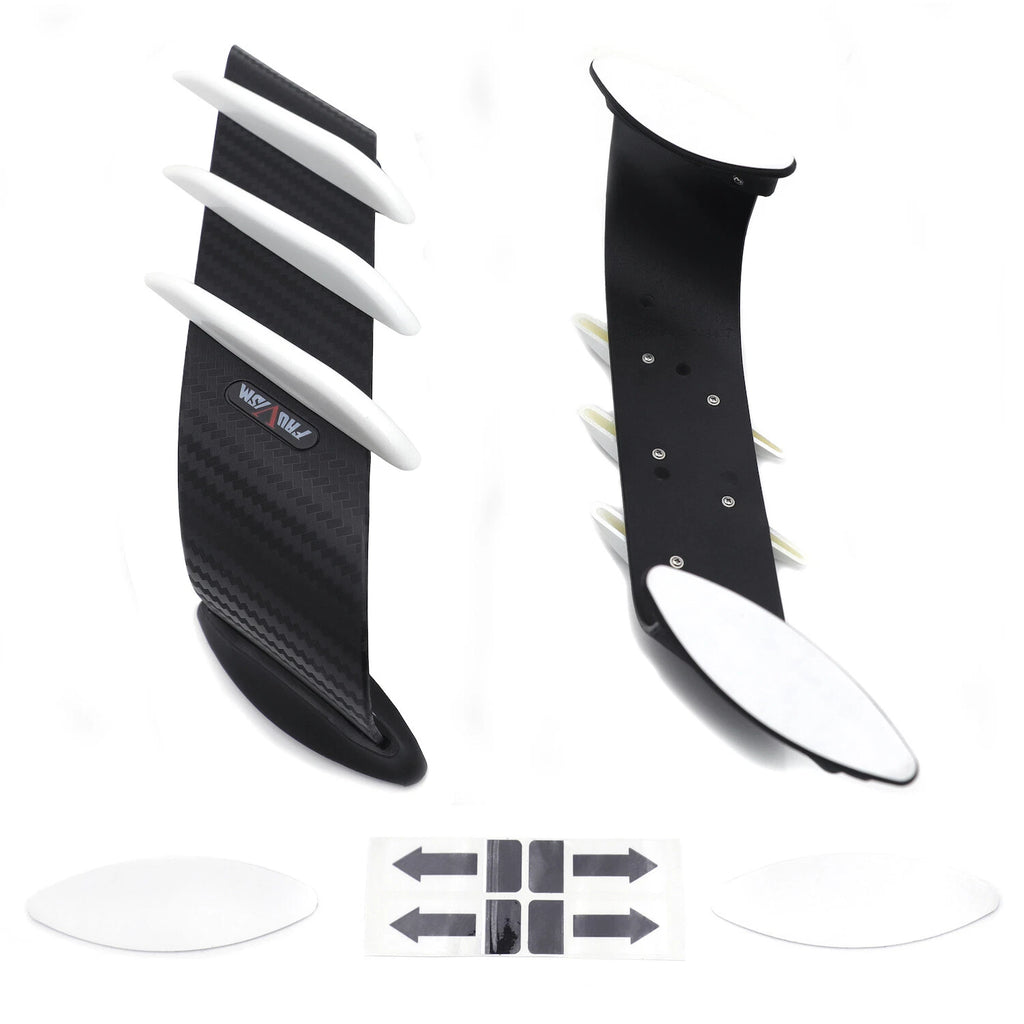 2Pcs Winglets Air Deflector Fairing Side Spoiler Trim for Motorcycle