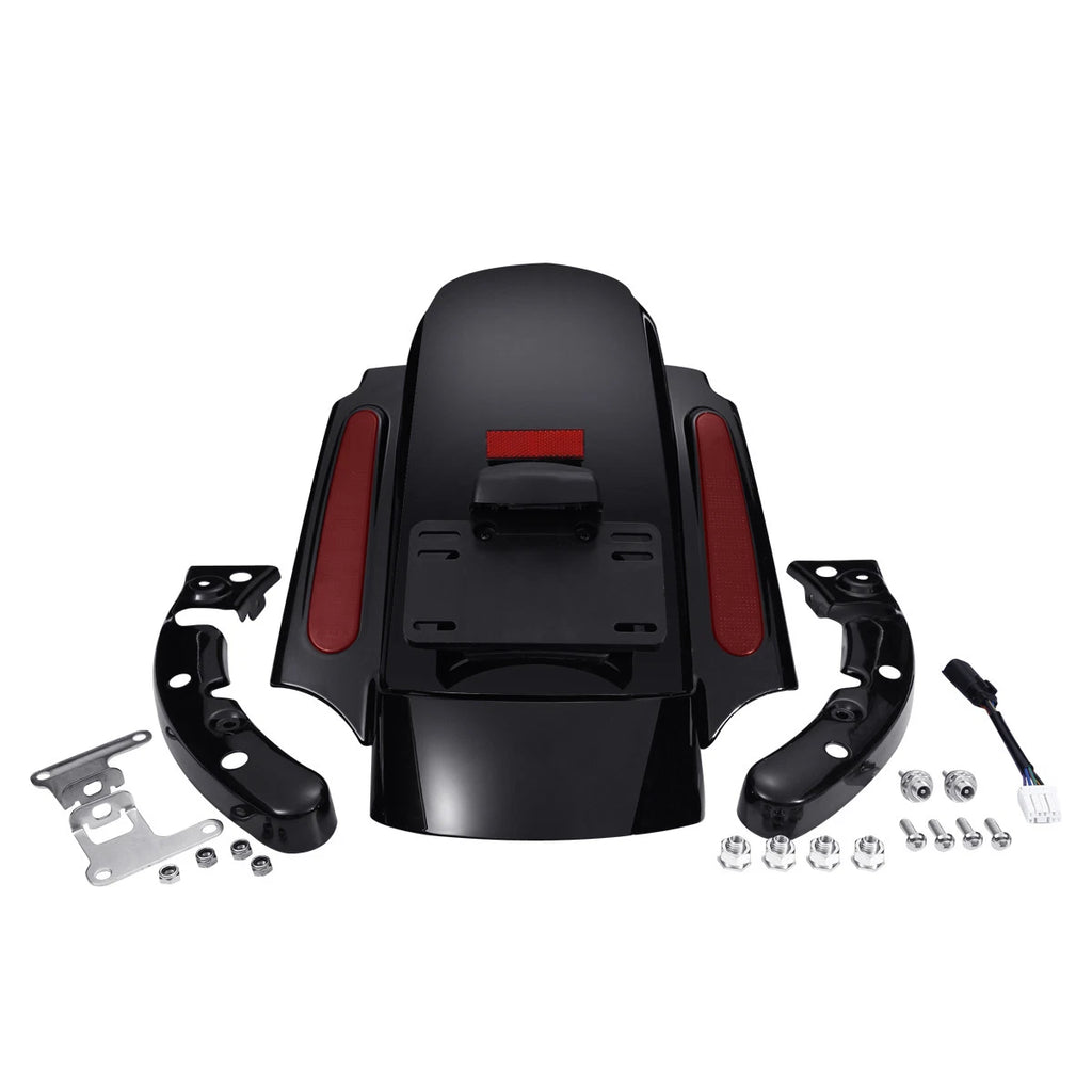 5" Stretched Hard Saddlebags for Harley Touring (2009–2013) LED