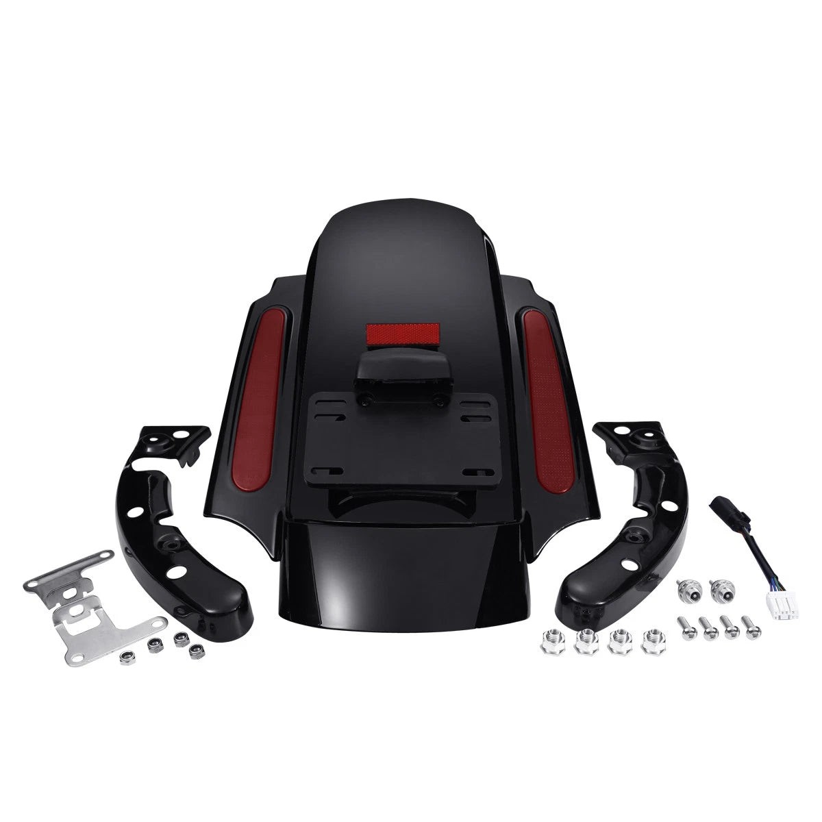 5" Stretched Hard Saddlebags for Harley Touring (2009–2013) LED