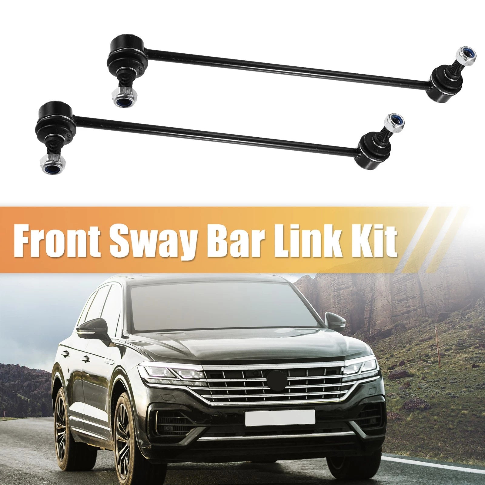2pcs Front Rear Sway Bar Links Replacement for Audi TT A3 (2000–2018)