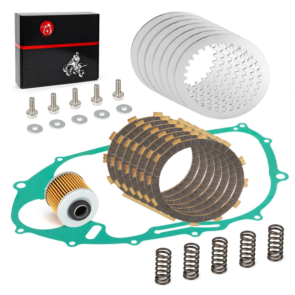 Clutch Friction Steel Plate Kit for Yamaha V Star 650 (XVS650, XVS650A, XVS650AT)