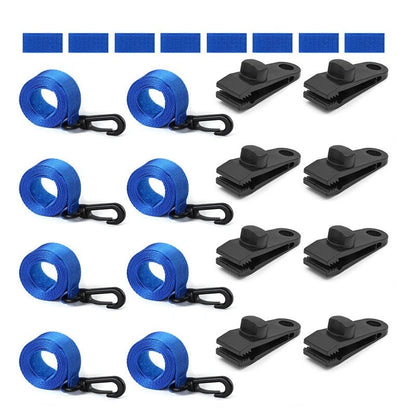 Set of 4 Windproof Tent Clips for Camping Tarp Cover