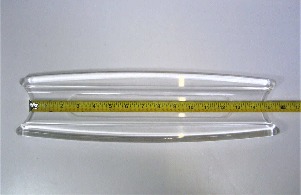 Polycarbonate Clear Step for Oval-Shaped Marine Ladders (16.5" x 4.5")