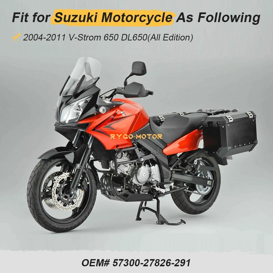 Black Hand Guard Set for Suzuki DL650 V-Strom 650 (2004–2011)