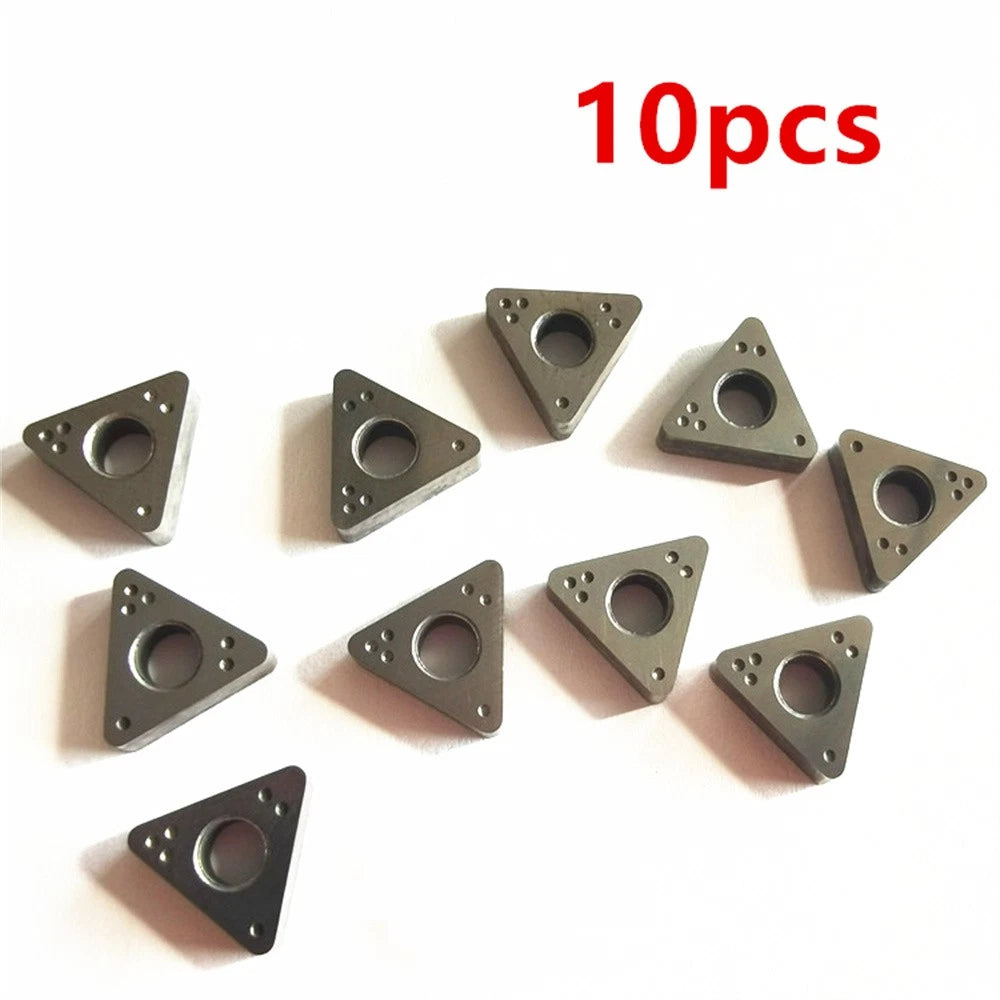 10pcs/set New Negative Rake Carbide Brake Lathe Bit CB6914-10 For FMC/John Bean