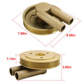 Water Pump for Volvo Penta 4.3L 5.0L 5.7L (21214599, 3812693, 3862482)
