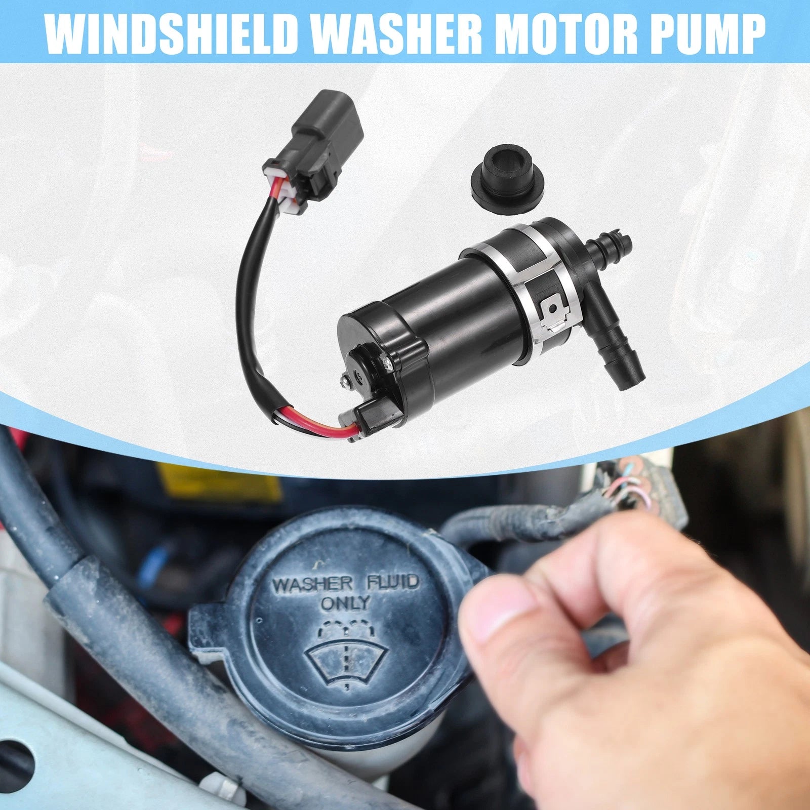 Windshield Washer Pump Motor Replacement for Honda Accord (2008–2015)