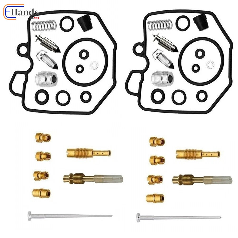 2X Carburetor Repair Rebuild Kit for Honda CB400T CB400N Hawk (1978–1981)