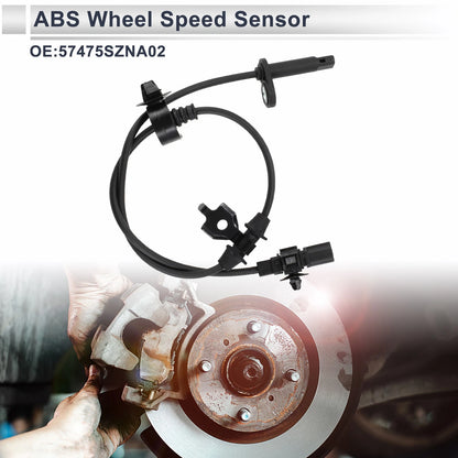ABS Wheel Speed Sensor No. 57475SZNA02 for Acura ZDX (2010–2013) Rear Left