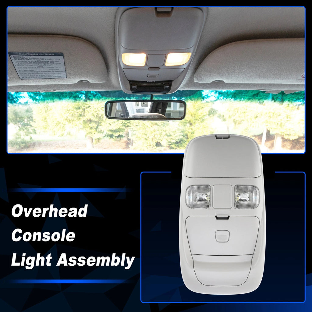 Dome Light Overhead Console Assembly for Dodge Ram 2500 3500 (1999–2002) Beige