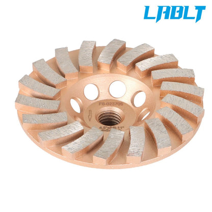 18 Turbo Diamond Grinding Wheels for Concrete (4.5", 5/8"-11 Arbor)