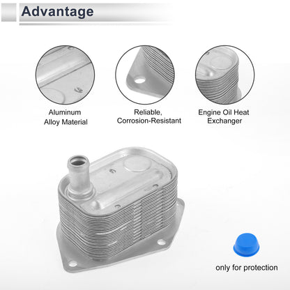 Engine Oil Cooler for Hyundai Accent i20 i30 (2008–2019) Replacement Set