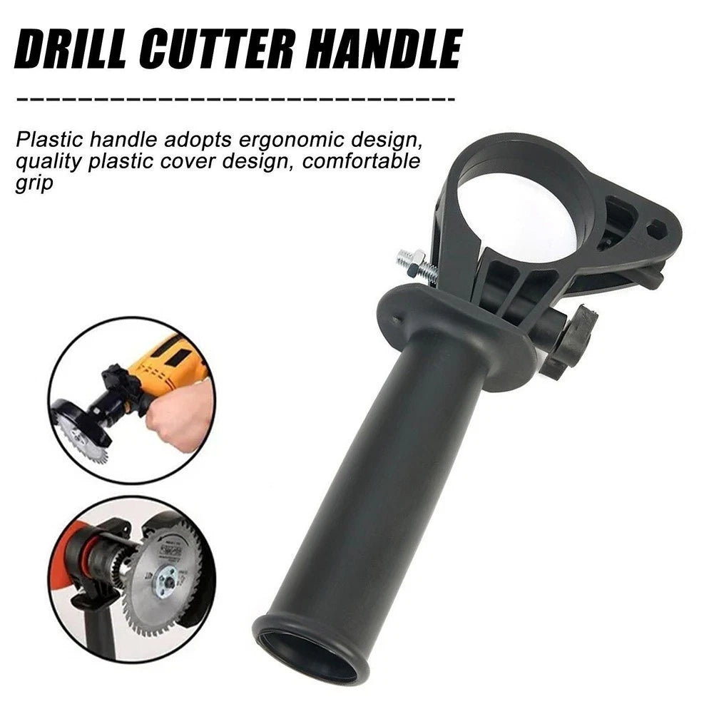 Drill Handle Fittings Inner Ring 40-43mm Plastic + Metal with Ruler