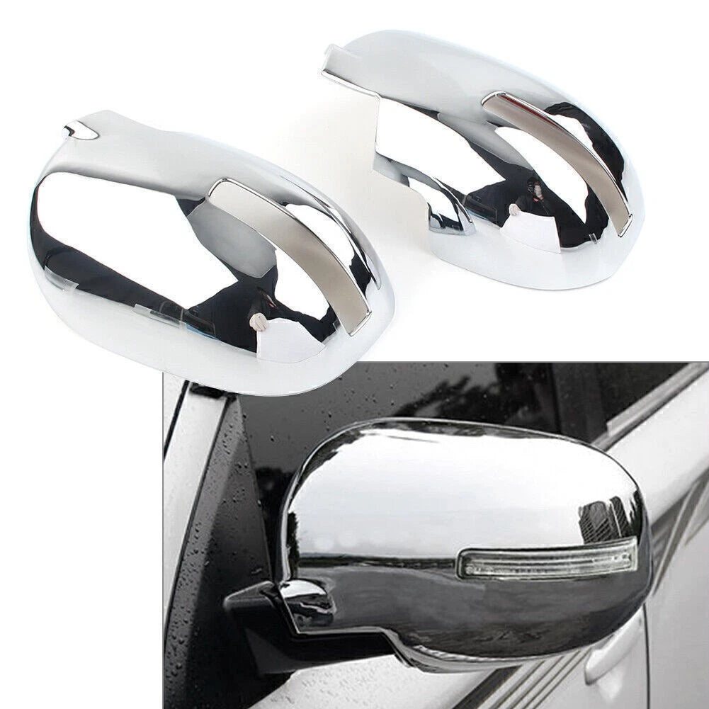 Door Side Rear View Mirror Chrome Trim Cover For Mitsubishi Outlander 2013 -2016