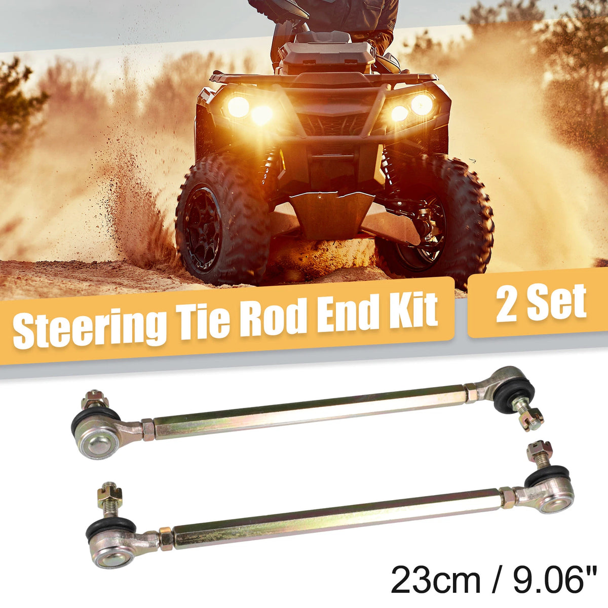 Set of 2 Steering Tie Rod Ball Joints for 50cc ATV