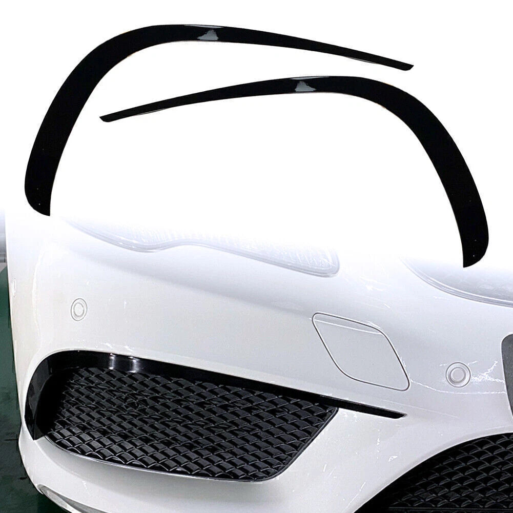 Front Bumper Lip Splitter Spoiler for Mercedes-Benz E-Class Coupe C207 (2013–2016)