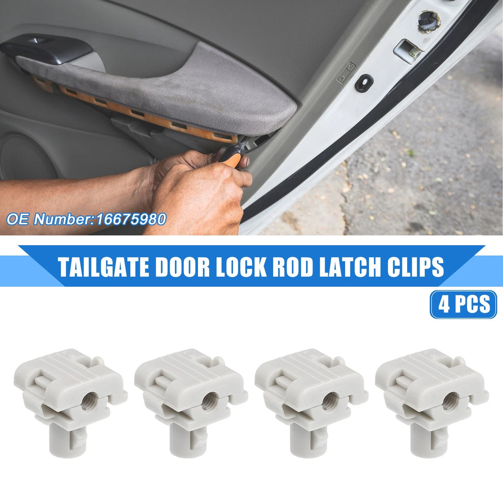 Tailgate Door Lock Rod Latch Clips 4 Pcs Replacement for Chevrolet Astro (1994–2005)