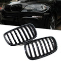 Front Kidney Grille for BMW X5 X6 E70 E71 (2007–2013) Gloss Black