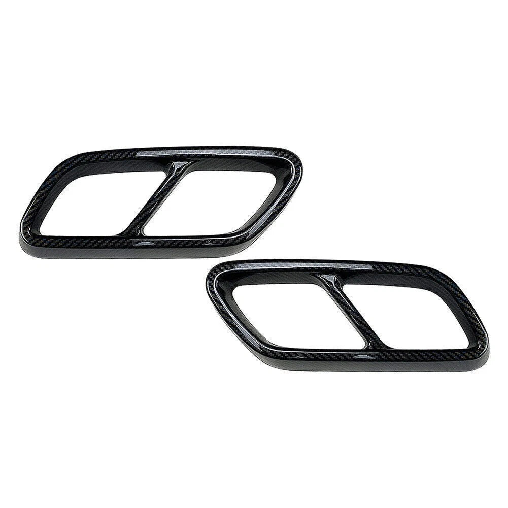 Carbon tailpipe trim muffler for Mercedes Benz C-Class (W20)