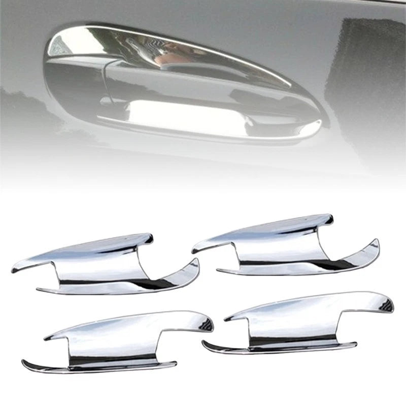 Set of 4 Door Handle Inserts for Mercedes-Benz C-Class GLK W204 (2008–2015)