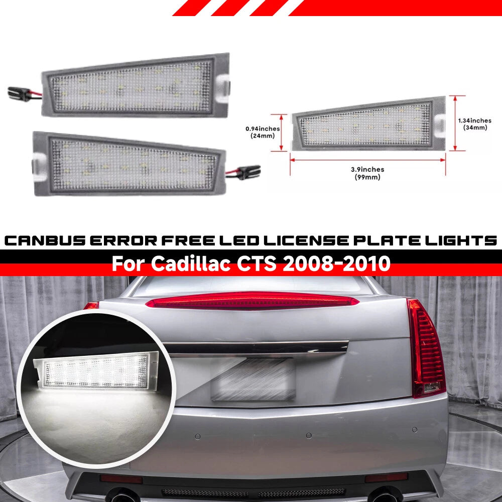 SMD LED License Plate Light Lamp for Cadillac CTS CTS-V (2008–2010)