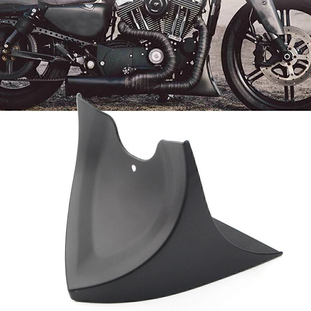 Matte Black ABS Chin Fairing Spoiler Mudguard for Harley Dyna (2004–2017)