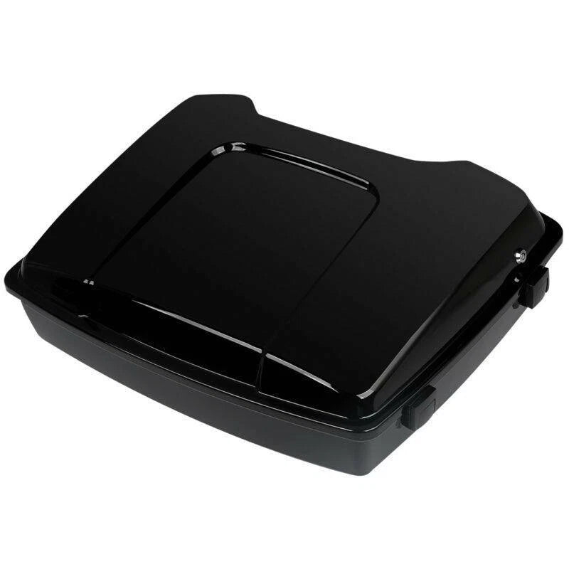 Black Razor Trunk Backrest Mount Rack for Harley Touring (2009–2013)