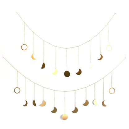 Moon Phase Wall Hanging for Bedroom Decor (Large)