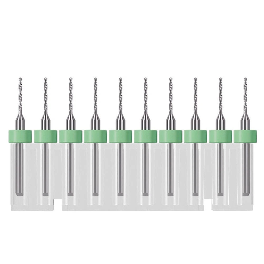 10PCS Carbide Drill Bits Set for Circuit Board and Metal