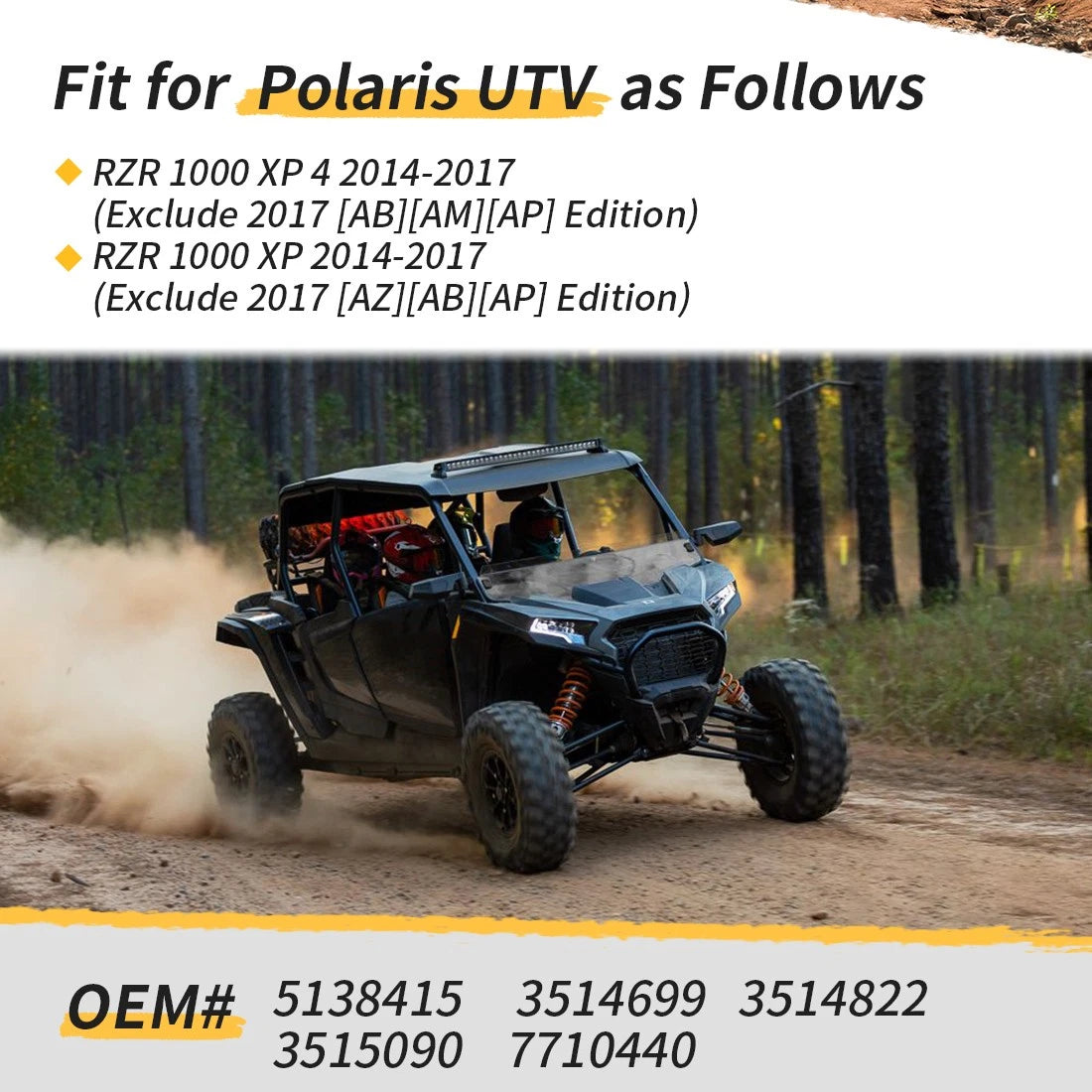 Rear Left Wheel Bearing Carrier Kit for Polaris RZR XP 4 1000 (2014–2017)
