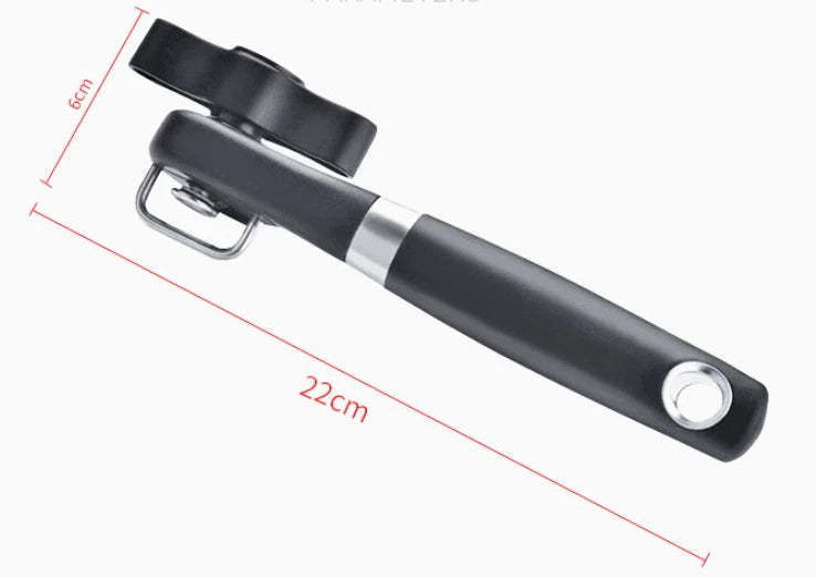 Stainless Steel Can Opener for Easy Lid Replacement