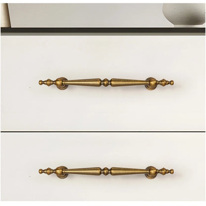 Antique Bronze Zinc Alloy Cabinet Pull Handle for Drawer and Wardrobe