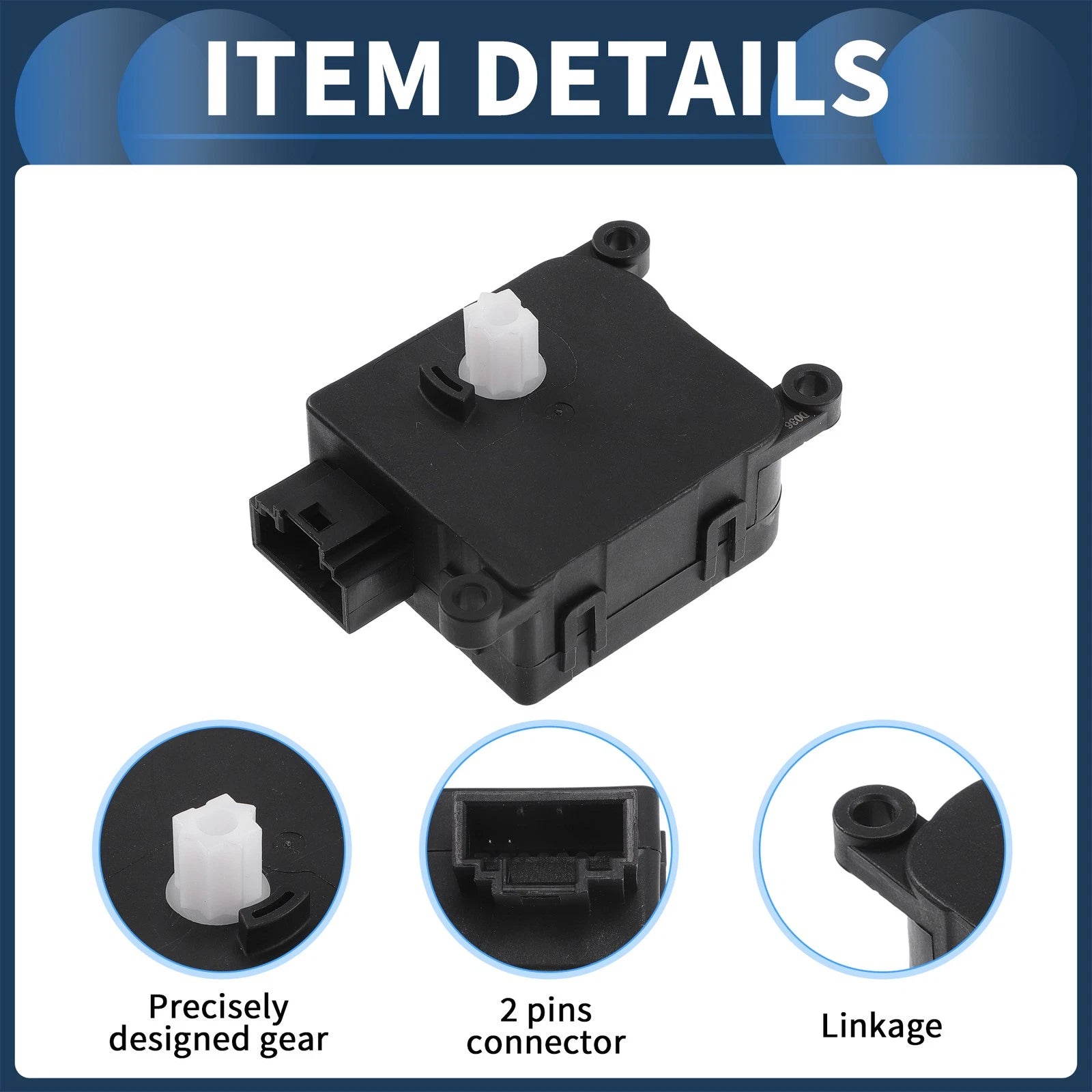 HVAC Heater Blend Door Actuator Replacement for Dodge Nitro (2007–2012)