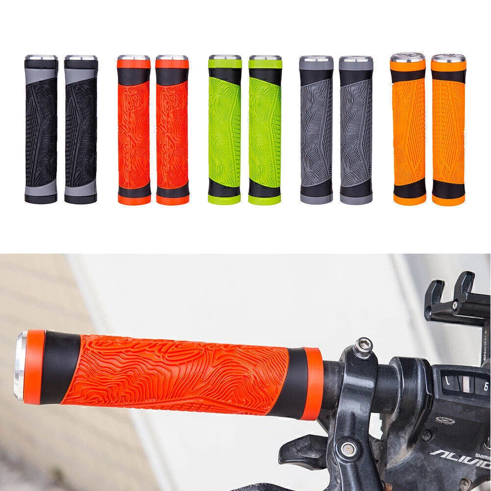 Grip Silicone Handlebar Grip for Bicycle (Non-Slip, Shock Absorption)
