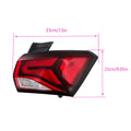 Passenger Right Side Halogen Tail Light Assembly for Chevrolet Equinox (2022–2024)
