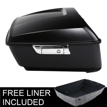 Matte Black King Trunk Luggage for Harley Touring Electra Street Glide (2014–2026)