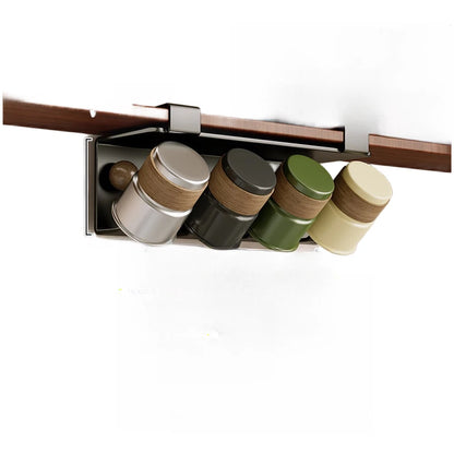 Ventilation Slot Toothbrush Holder with Mouthwash Cup for Wall Mount