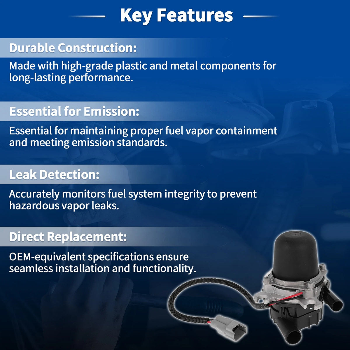 Evaporative Emissions System Leak Detection Pump for Lexus LX570 (2008–2021) No. 176100S010