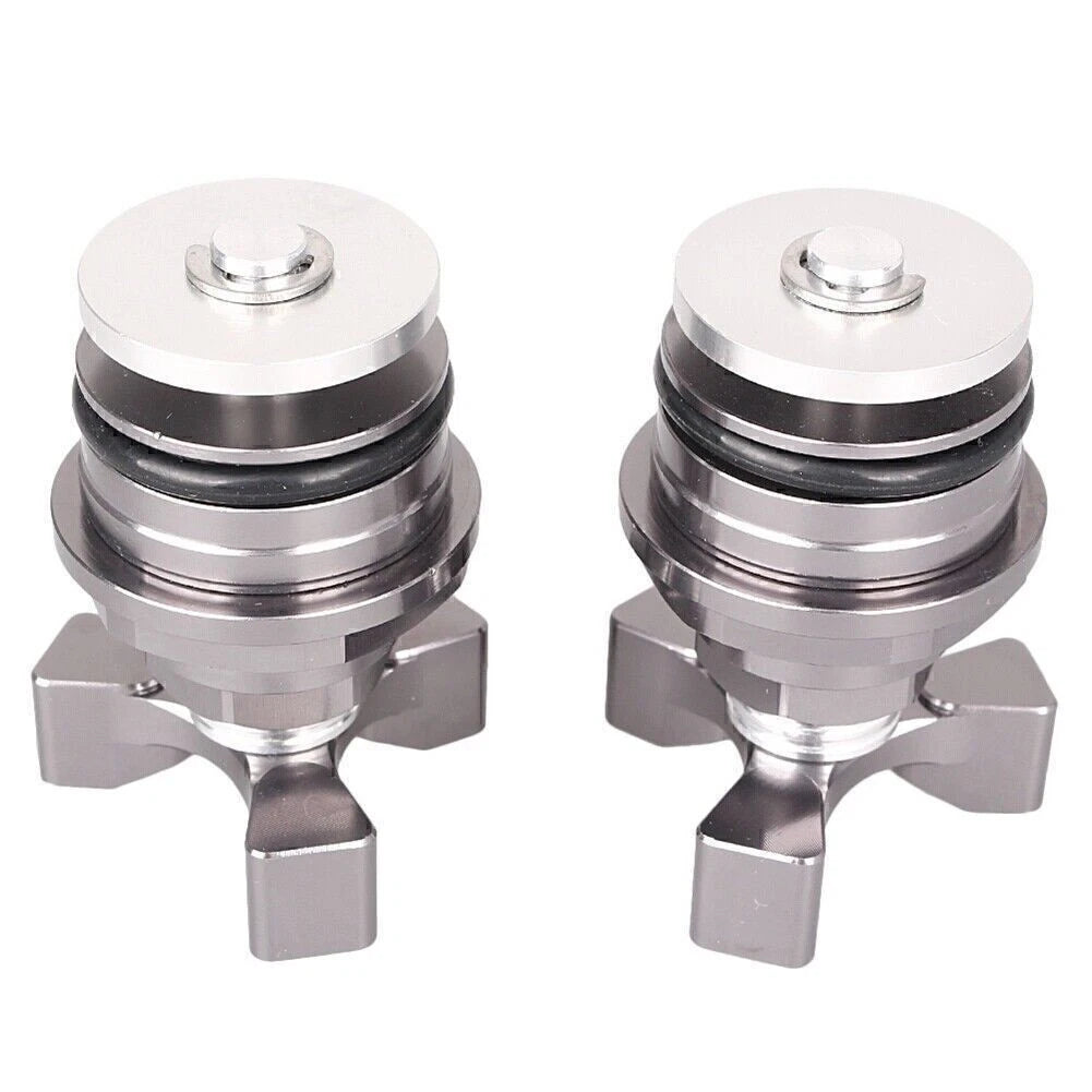 37mm Grey Fork Bolts Preload Adjuster for Kawasaki Ninja 250 (2008–2012)