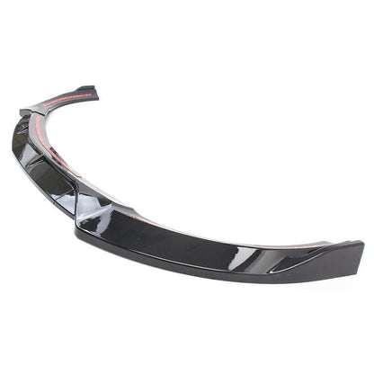 3X Glossy Black Front Lip Bumper Kit for Benz E-Class W213 (2017–2023)