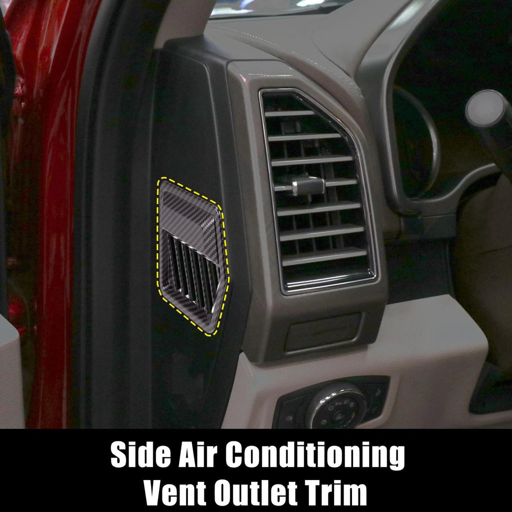 Air Vent Outlet Trim Left Right Set (2PCS) for Ford F-150 (2015–2019)