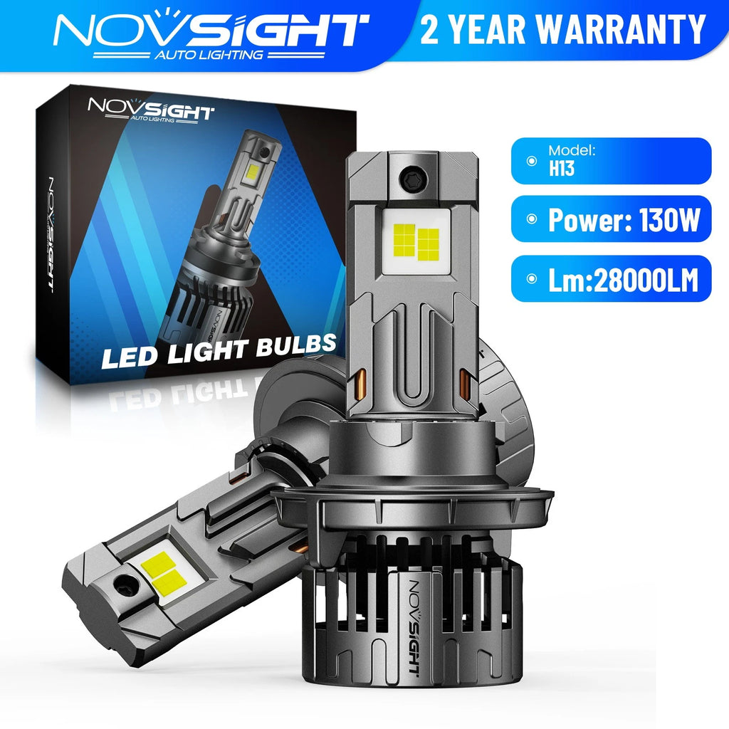 2X Canbus 9008 H13 LED Headlight Bulbs for