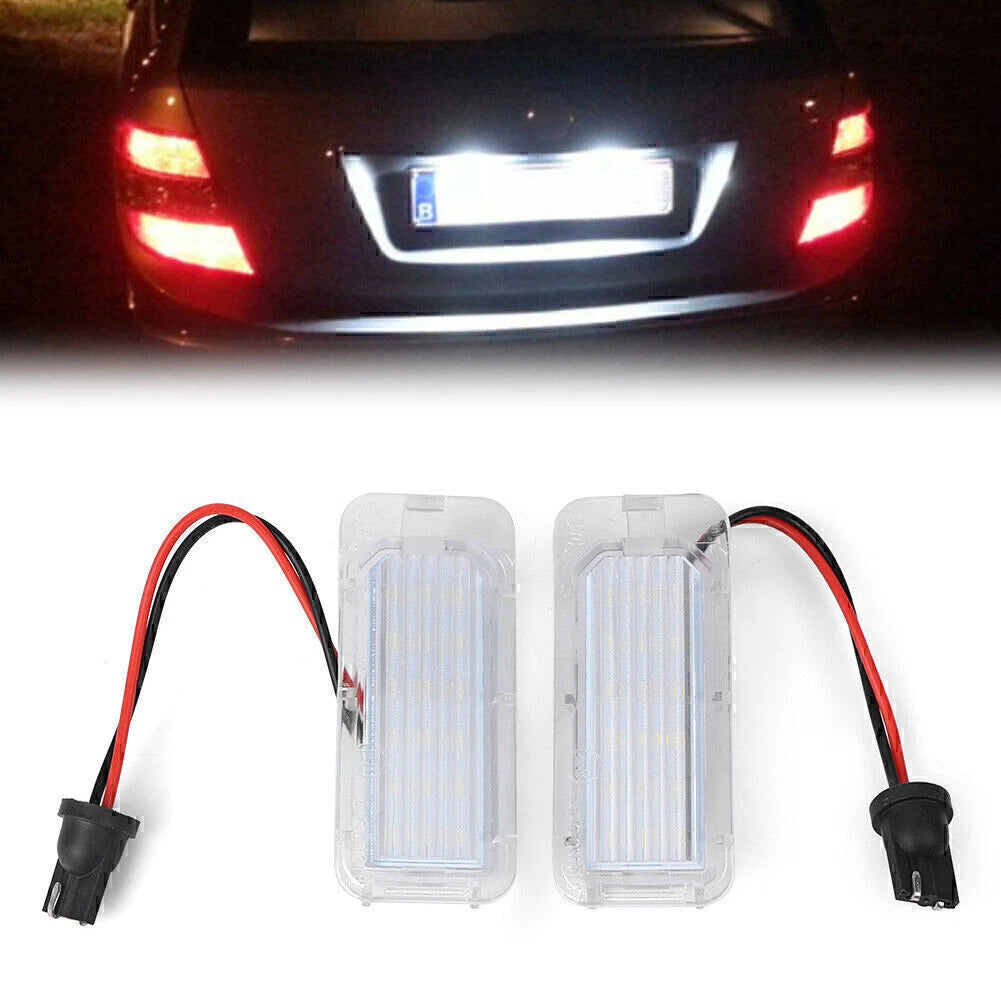 18-LED License Plate Light for Ford Mondeo Focus C-MAX (2010–2014)