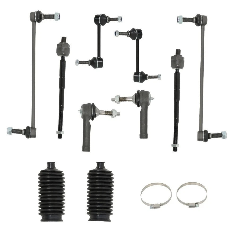 12pcs Front Lower Control Arm Ball Joint Tie Rod End for Ford Explorer (2011–2017)