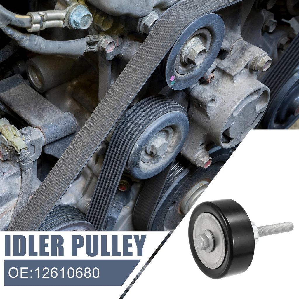 Drive Belt Idler Pulley Replacement for Buick Enclave Chevrolet GMC (2008–2017)