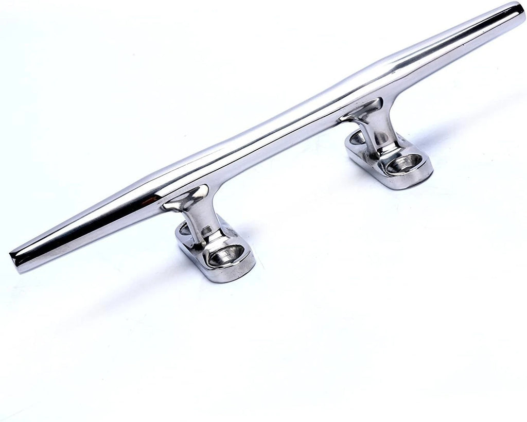 2 Pack Rope Cleat for Boat Dock (Stainless Steel, 6 Inch)